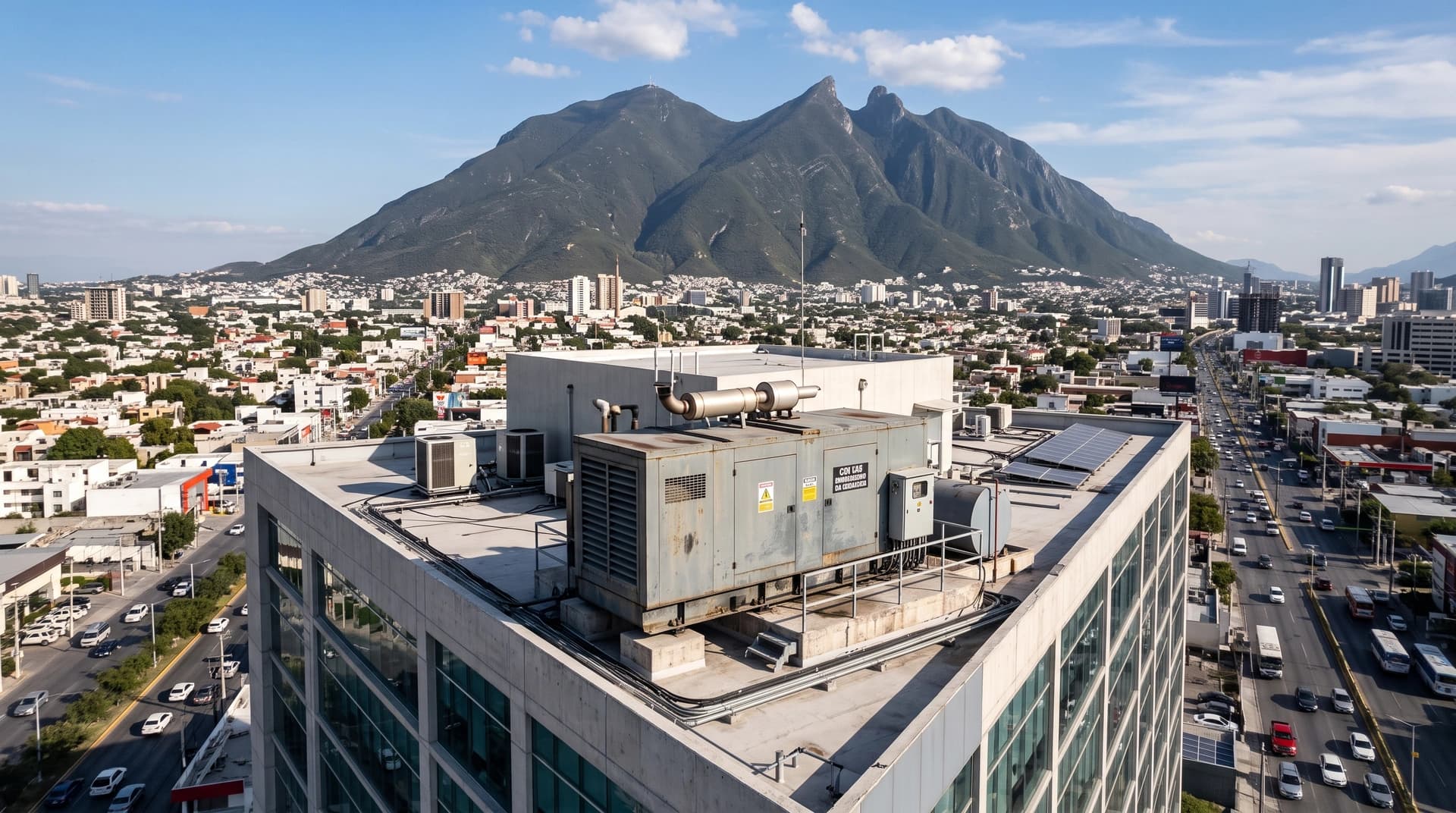 Vista del proyecto de plantas eléctricas